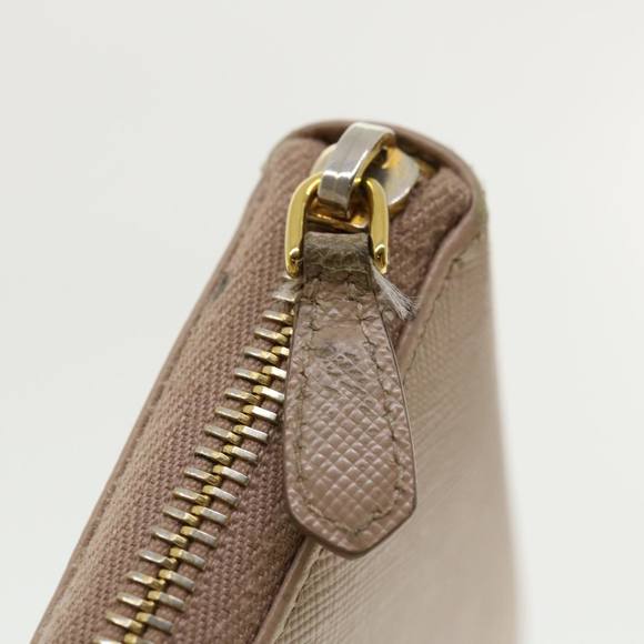 PRADA Long Wallet Safiano Leather Pink Auth 35586 - Picture 8 of 10